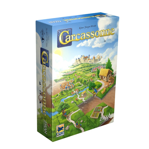 Carcassonne Board Game (BASE GAME) | Family Board Game | Board Game for Adults and Family | Strategy Board Game | Medieval Adventure Board Game | Ages 7 and up | 2-5 Players | Made by Z-Man Games